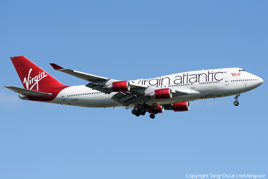 Virgin Atlantic Airways Boeing 747-4Q8 (G-VBIG) | Photo 519519