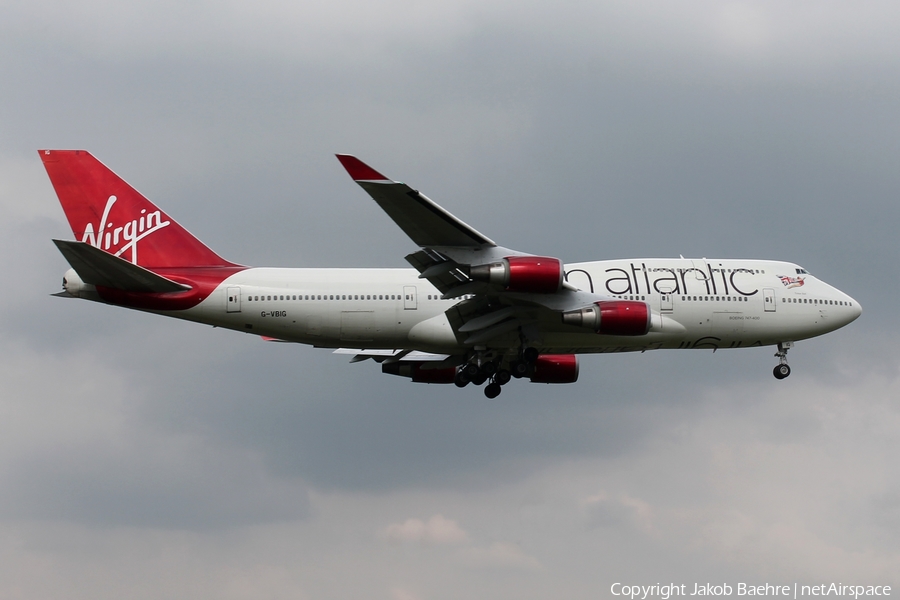 Virgin Atlantic Airways Boeing 747-4Q8 (G-VBIG) | Photo 143393