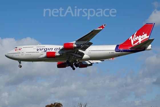 Virgin Atlantic Airways Boeing 747-4Q8 (G-VBIG) at  London - Heathrow, United Kingdom