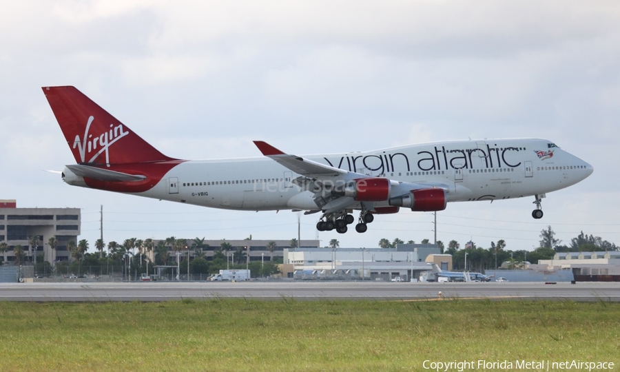 Virgin Atlantic Airways Boeing 747-4Q8 (G-VBIG) | Photo 297657