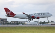 Virgin Atlantic Airways Boeing 747-4Q8 (G-VBIG) at  Miami - International, United States