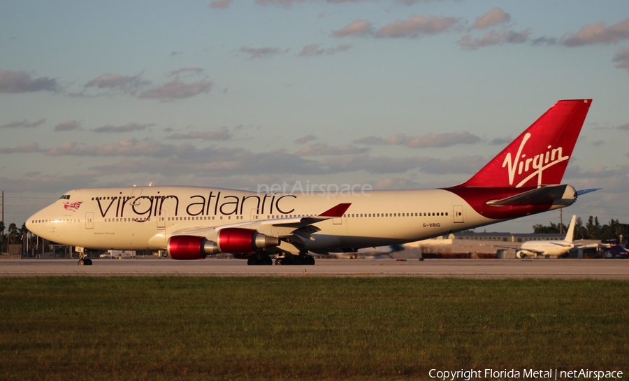 Virgin Atlantic Airways Boeing 747-4Q8 (G-VBIG) | Photo 297974