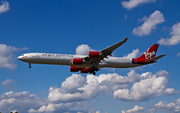 Virgin Atlantic Airways Airbus A340-642 (G-VBLU) at  London - Heathrow, United Kingdom