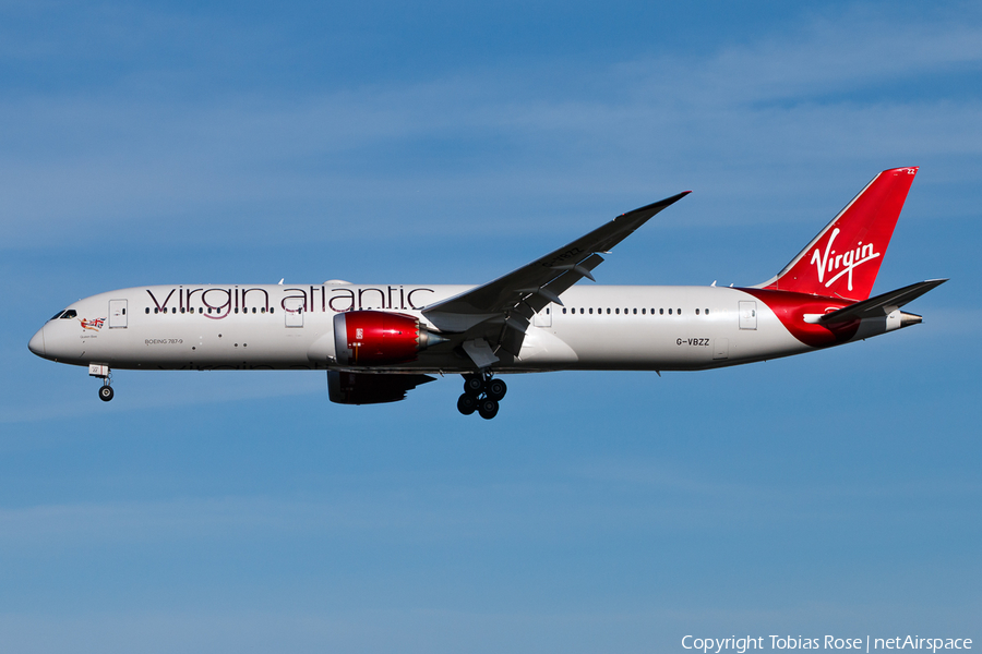 Virgin Atlantic Airways Boeing 787-9 Dreamliner (G-VBZZ) | Photo 305567