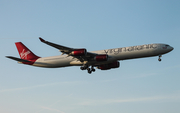Virgin Atlantic Airways Airbus A340-642 (G-VEIL) at  London - Heathrow, United Kingdom