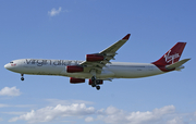 Virgin Atlantic Airways Airbus A340-313X (G-VELD) at  London - Heathrow, United Kingdom