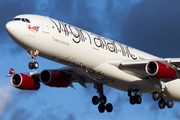 Virgin Atlantic Airways Airbus A340-313X (G-VELD) at  London - Heathrow, United Kingdom