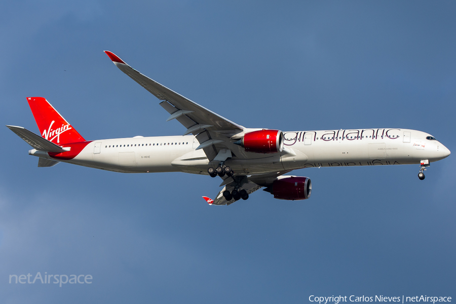 Virgin Atlantic Airways Airbus A350-1041 (G-VEVE) | Photo 588695