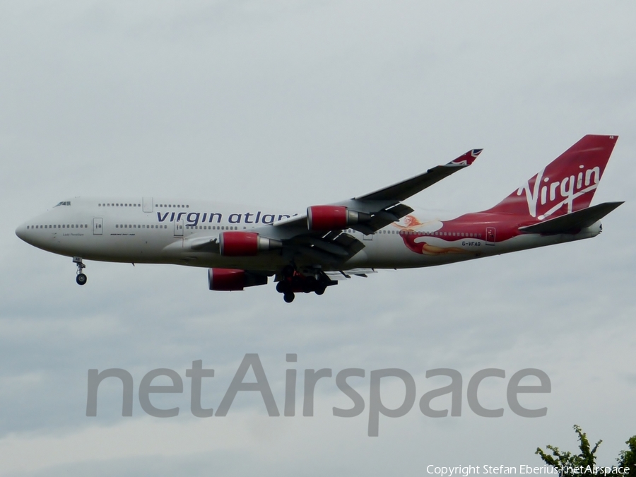 Virgin Atlantic Airways Boeing 747-4Q8 (G-VFAB) | Photo 127792