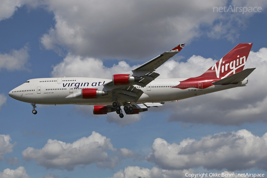 Virgin Atlantic Airways Boeing 747-4Q8 (G-VFAB) | Photo 40290
