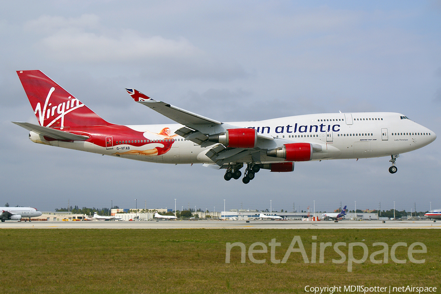 Virgin Atlantic Airways Boeing 747-4Q8 (G-VFAB) | Photo 25562
