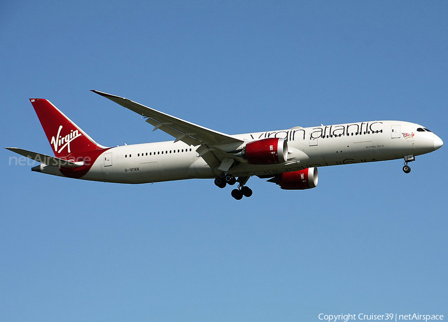 Virgin Atlantic Airways Boeing 787-9 Dreamliner (G-VFAN) | Photo 476237