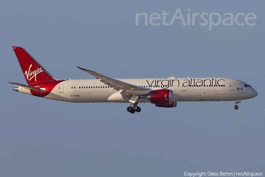 Virgin Atlantic Airways Boeing 787-9 Dreamliner (G-VFAN) | Photo 156244
