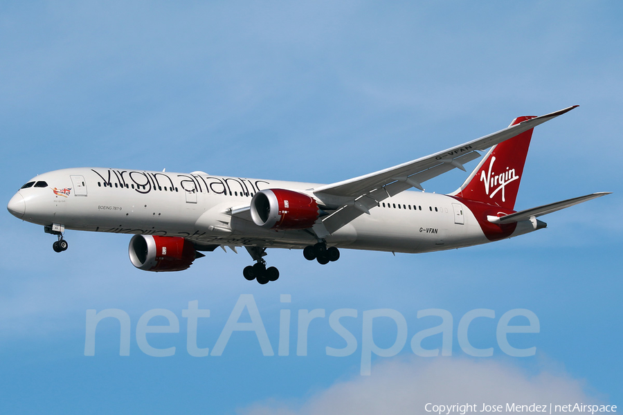 Virgin Atlantic Airways Boeing 787-9 Dreamliner (G-VFAN) | Photo 161332