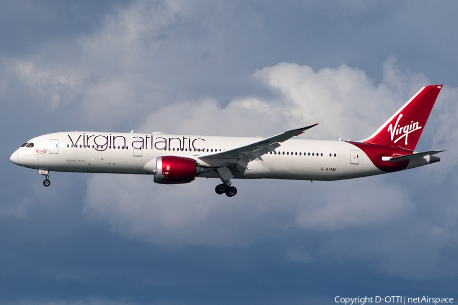 Virgin Atlantic Airways Boeing 787-9 Dreamliner (G-VFAN) | Photo 230796