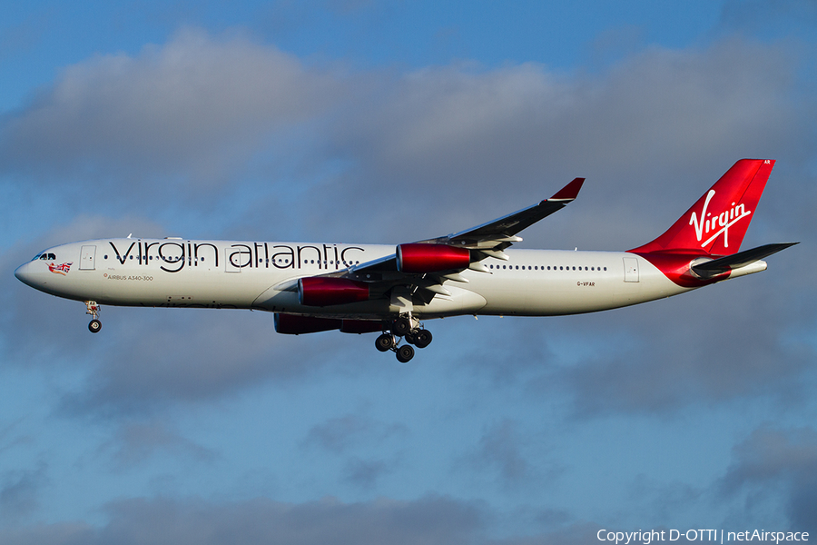 Virgin Atlantic Airways Airbus A340-313X (G-VFAR) | Photo 400686