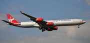 Virgin Atlantic Airways Airbus A340-642 (G-VFIZ) at  London - Heathrow, United Kingdom