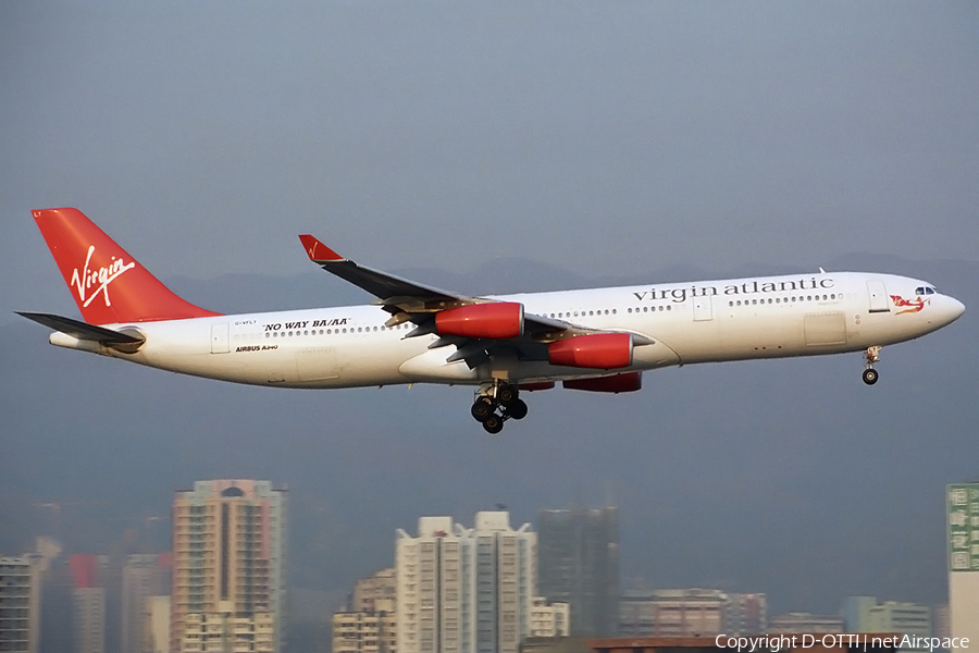 Virgin Atlantic Airways Airbus A340-311 (G-VFLY) | Photo 158028