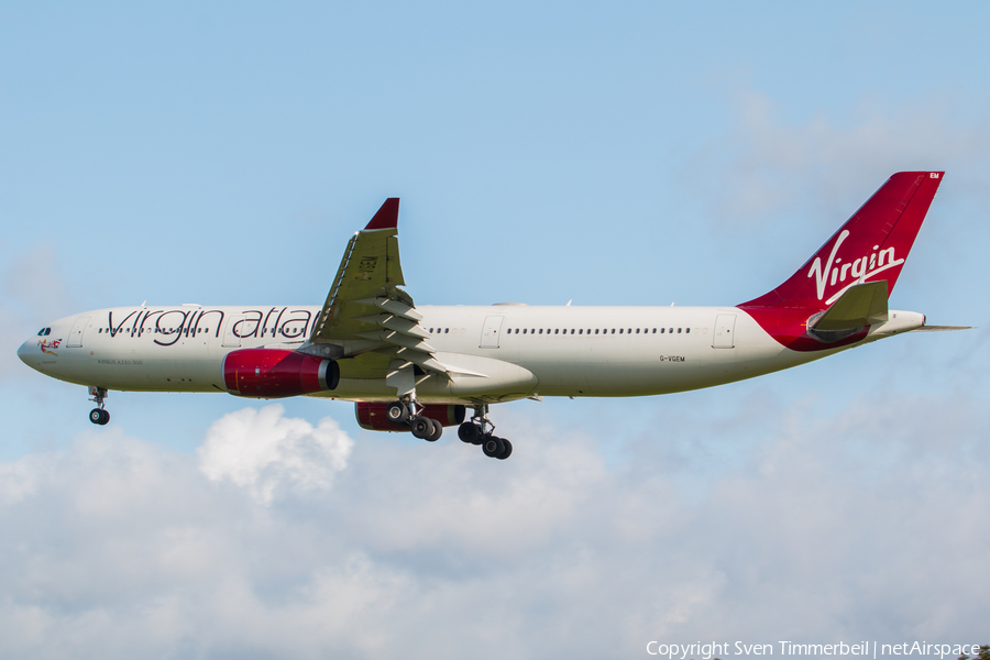 Virgin Atlantic Airways Airbus A330-343 (G-VGEM) | Photo 186010