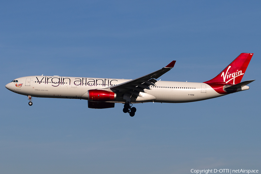 Virgin Atlantic Airways Airbus A330-343 (G-VGEM) | Photo 295314