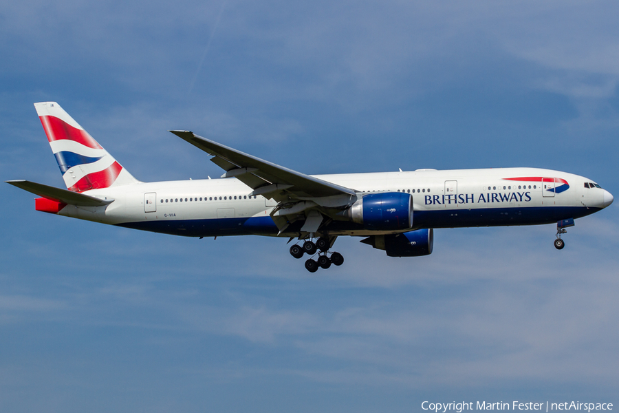 British Airways Boeing 777-236(ER) (G-VIIA) | Photo 346125