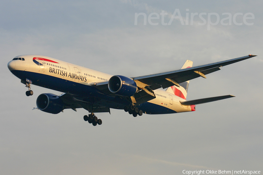 British Airways Boeing 777-236(ER) (G-VIIC) | Photo 72095