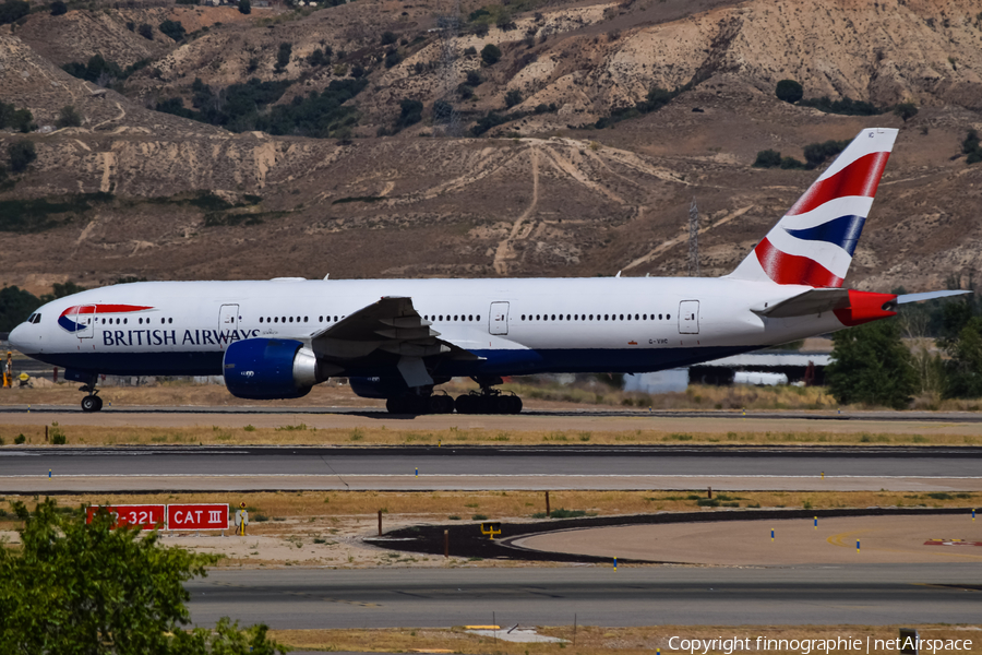 British Airways Boeing 777-236(ER) (G-VIIC) | Photo 455352