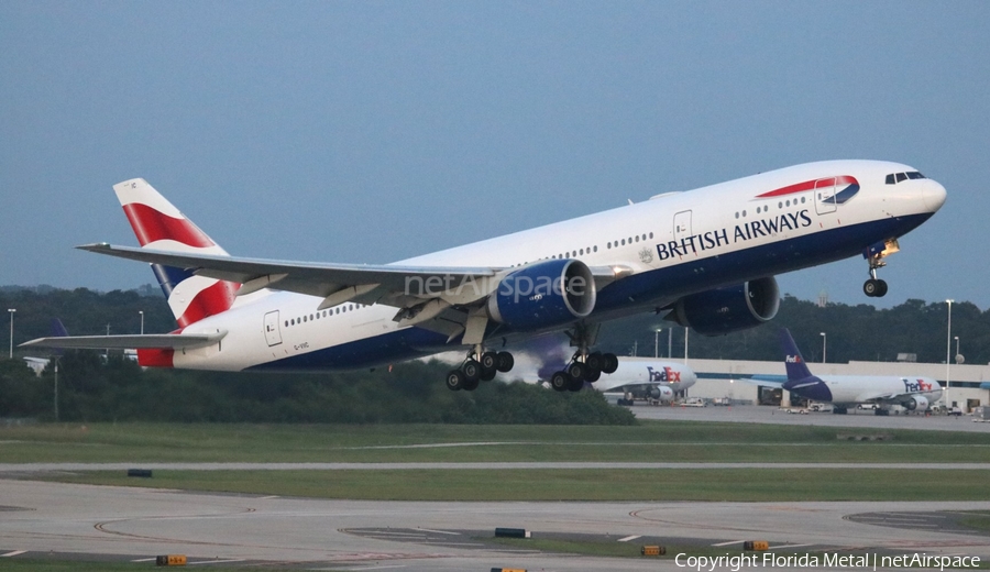 British Airways Boeing 777-236(ER) (G-VIIC) | Photo 357792