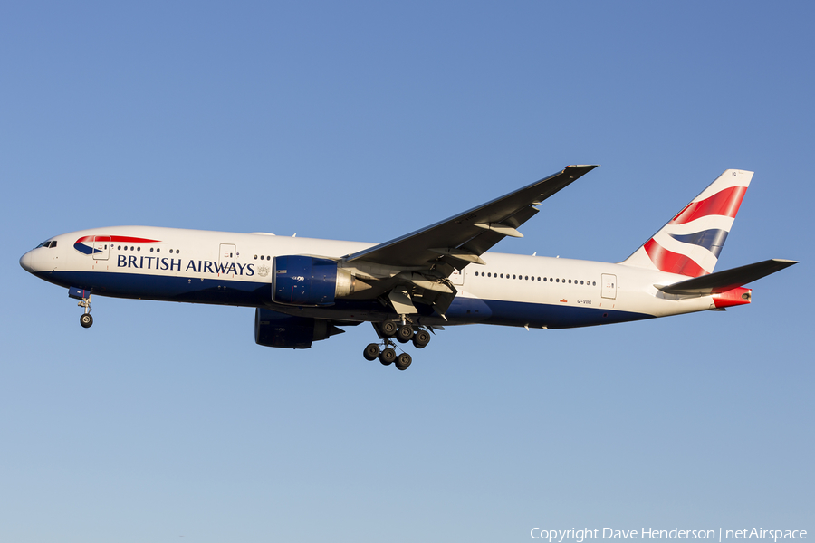 British Airways Boeing 777-236(ER) (G-VIIG) | Photo 369243