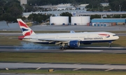 British Airways Boeing 777-236(ER) (G-VIIL) at  Tampa - International, United States