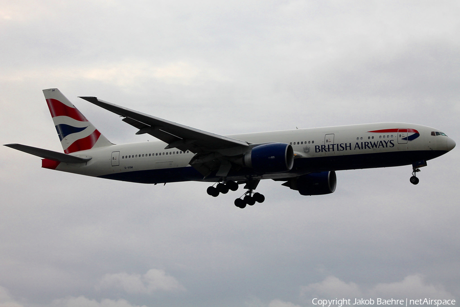 British Airways Boeing 777-236(ER) (G-VIIM) | Photo 183642