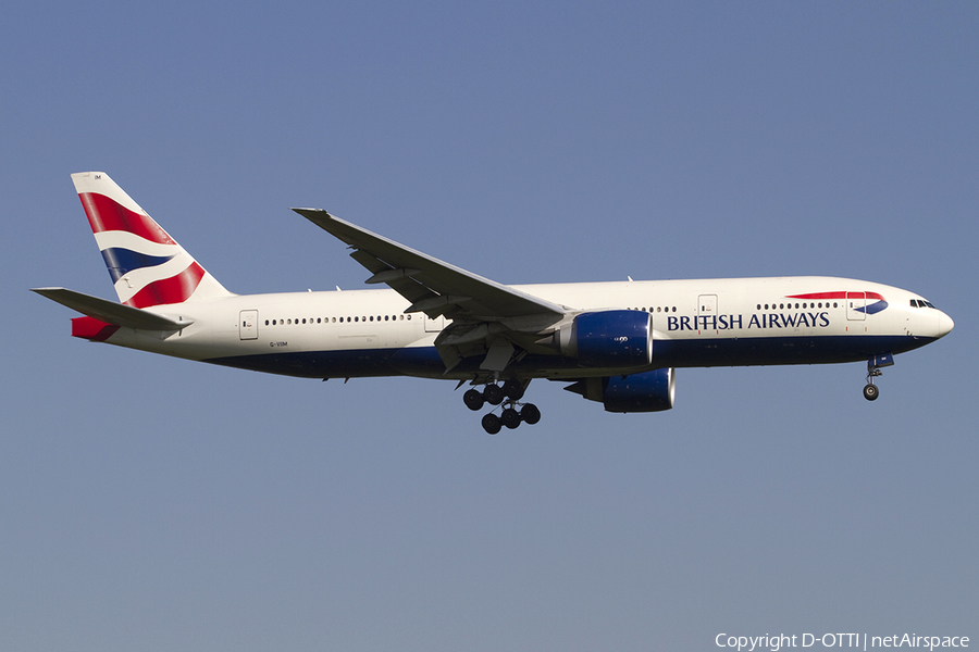 British Airways Boeing 777-236(ER) (G-VIIM) | Photo 348400