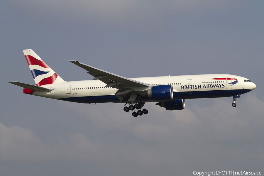 British Airways Boeing 777-236(ER) (G-VIIN) | Photo 288615