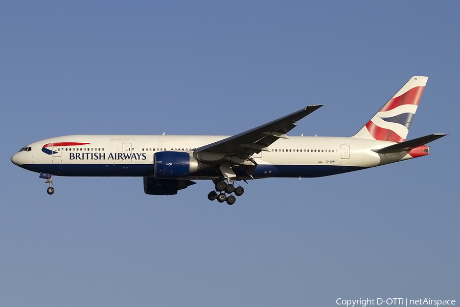 British Airways Boeing 777-236(ER) (G-VIIN) | Photo 400698