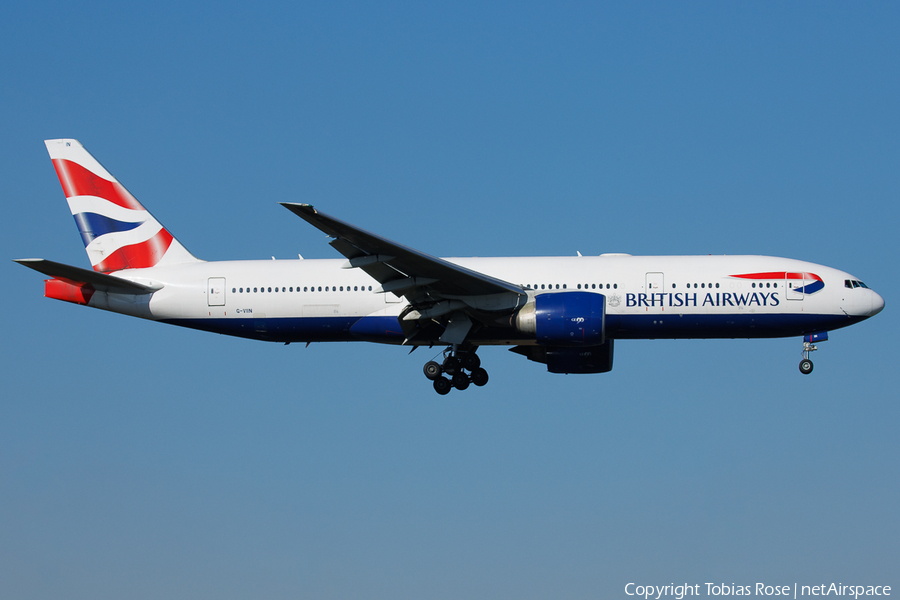 British Airways Boeing 777-236(ER) (G-VIIN) | Photo 671314