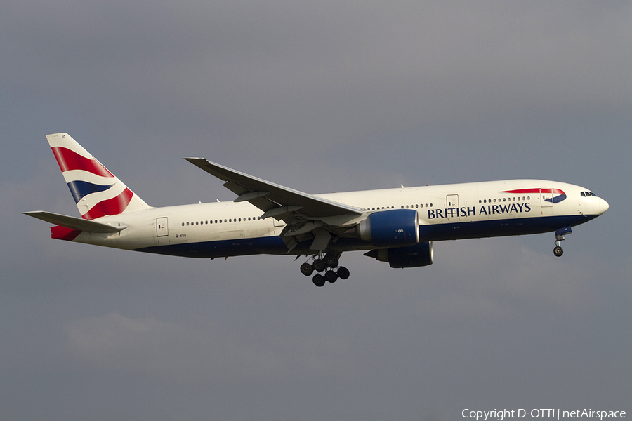 British Airways Boeing 777-236(ER) (G-VIIO) | Photo 288265