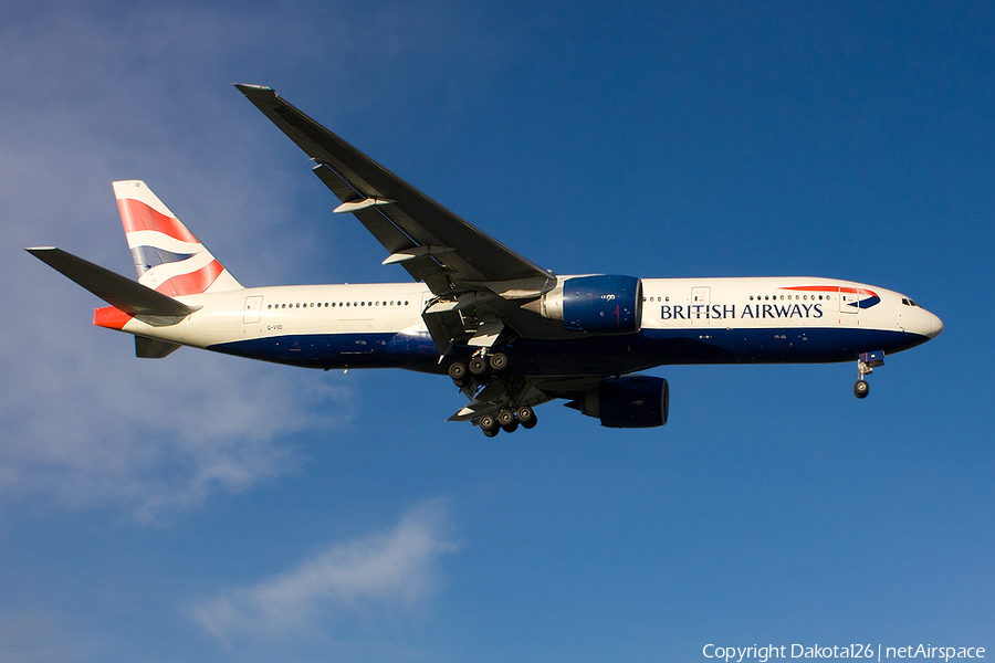 British Airways Boeing 777-236(ER) (G-VIIO) | Photo 7441