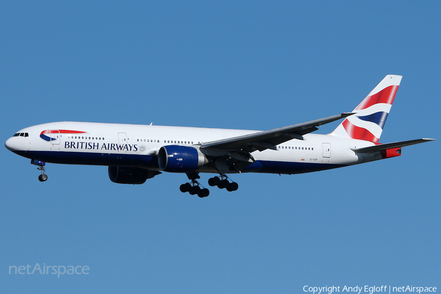 British Airways Boeing 777-236(ER) (G-VIIP) | Photo 231557