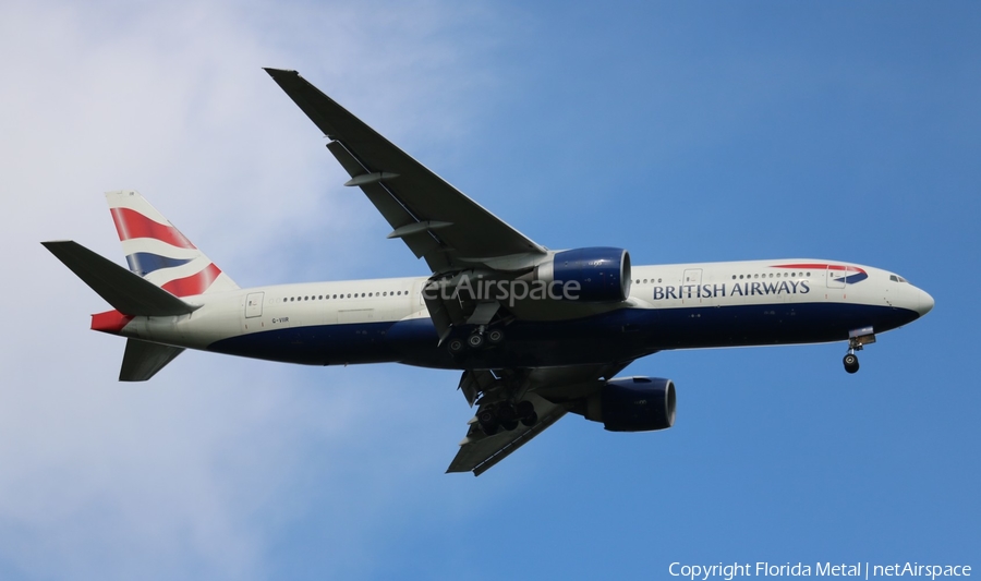 British Airways Boeing 777-236(ER) (G-VIIR) | Photo 315390
