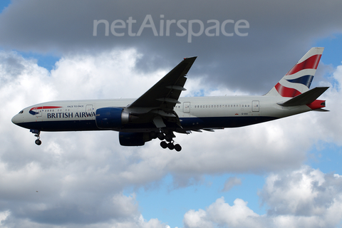 British Airways Boeing 777-236(ER) (G-VIIV) at  London - Heathrow, United Kingdom