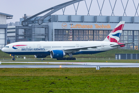 British Airways Boeing 777-236(ER) (G-VIIW) at  Hamburg - Fuhlsbuettel (Helmut Schmidt), Germany