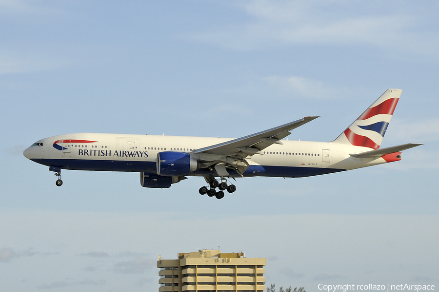 British Airways Boeing 777-236(ER) (G-VIIX) | Photo 12698