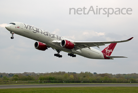 Virgin Atlantic Airways Airbus A350-1041 (G-VLIB) at  Manchester - International (Ringway), United Kingdom