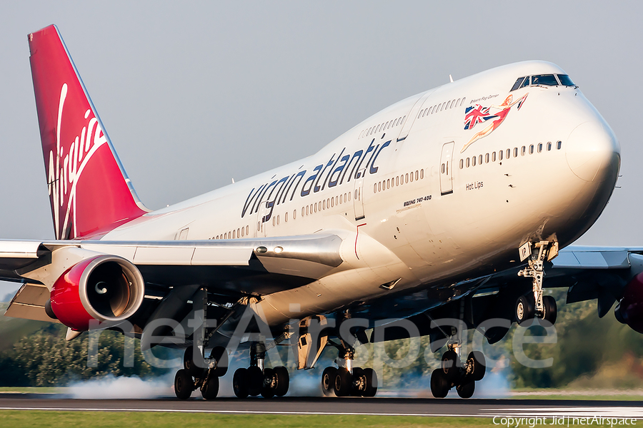 Virgin Atlantic Airways Boeing 747-443 (G-VLIP) | Photo 85438