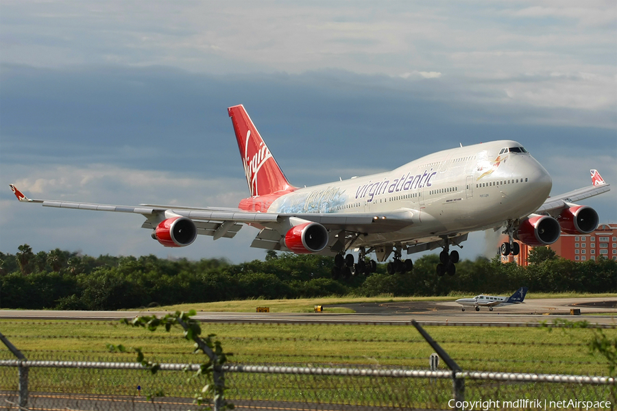 Virgin Atlantic Airways Boeing 747-443 (G-VLIP) | Photo 373464