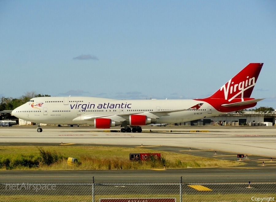 Virgin Atlantic Airways Boeing 747-443 (G-VLIP) | Photo 76357