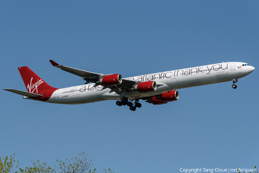 Virgin Atlantic Airways Airbus A340-642 (G-VNAP) | Photo 379132