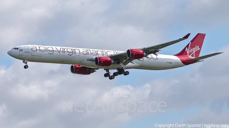 Virgin Atlantic Airways Airbus A340-642 (G-VNAP) | Photo 375066