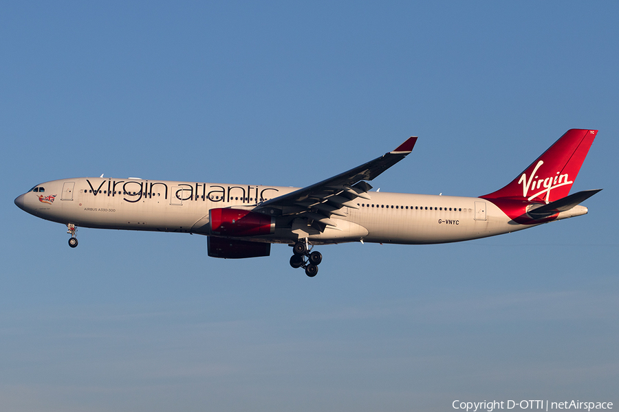 Virgin Atlantic Airways Airbus A330-343X (G-VNYC) | Photo 295154