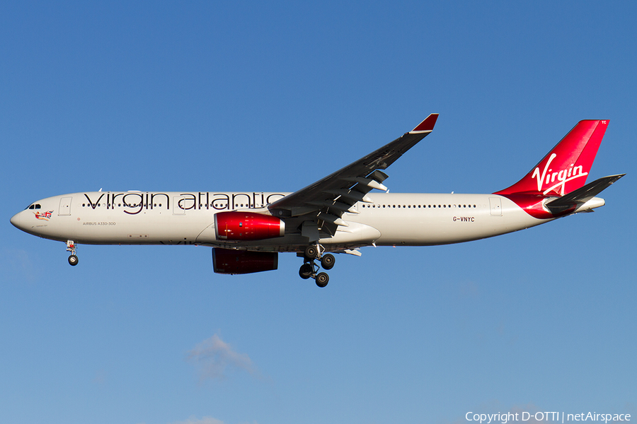 Virgin Atlantic Airways Airbus A330-343X (G-VNYC) | Photo 524814